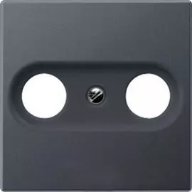 Накладка Jung EP561BFPLTVAN для розетки TV-FM EcoProfi антрацит