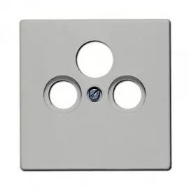 Накладка Jung LS990SATLG TV-SAT-FM розетки LS 990 светло-серая