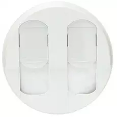 Накладка Legrand 68252 Celiane компьютерной 2-ой розетки (белая)
