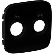 Накладка Legrand 754828 Valena ALLURE, розетки TV-SAT, антрацит