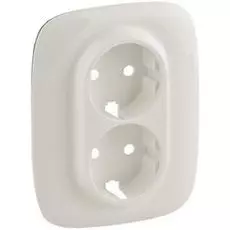 Панель лицевая Legrand 754959 Valena ALLURE - для двойной силовой розетки 2х2К+З, жемчуг