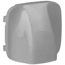 Накладка Legrand 755057 Valena ALLURE, вывода кабеля, алюминий