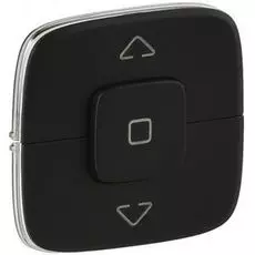 Панель лицевая Legrand 755148 Valena ALLURE - для выключателя жалюзи и рольставней, антрацит