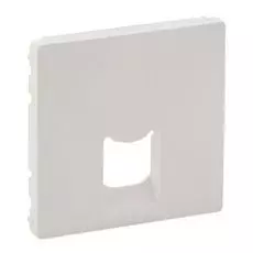 Панель лицевая Legrand 755410 Valena LIFE - для одиночных телефонных/информационных розеток, белая