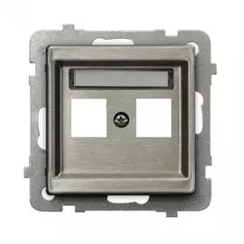 Накладка Ospel GPK-2RM/p/37 двойной, тип Keystone, простой, нержавеющая сталь