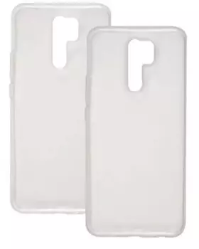 Накладка Red Line iBox Crystal УТ000028742 силиконовая, для Xiaomi Redmi 9, прозрачная, 2 шт