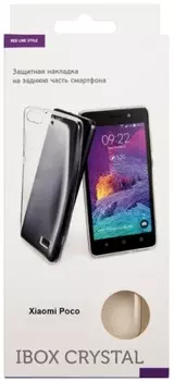 Накладка Red Line iBox Crystal УТ000031791 силиконовая, для Xiaomi Poco X4 GT, прозрачная