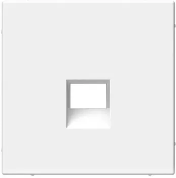 Накладка розетки компьютерной Systeme Electric GAL000184 ArtGallery типа Keystone, Белый