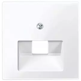 Накладка Schneider Electric MTN296225 розетки ТЛФ/комп 1-ой наклонной бел актив