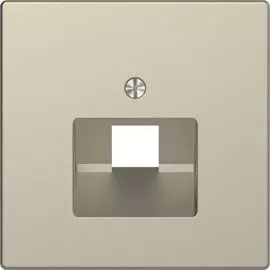 Накладка Schneider Electric MTN4521-6033 Merten D-Life центральная для розетки 1-ной RJ45 сахара