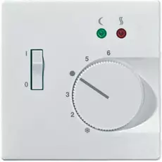 Накладка Schneider Electric MTN537519 Merten регулятора тёплого пола, термопласт, IP20 (белая)