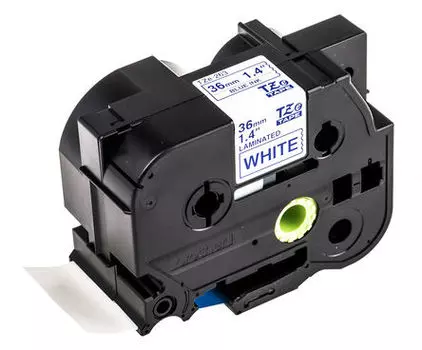 Наклейка Brother TZE263 Наклейка ламинированная TZ-E263 (36 мм син/бел, TZ-263)