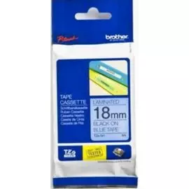 Наклейка Brother TZE541 Наклейка ламинированная TZ-E541 (18 мм черн/син)