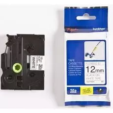 Наклейка Brother TZEFX231 Наклейка ламинированная TZ-EFX231 (12 мм черн/бел, TZ-FX231)