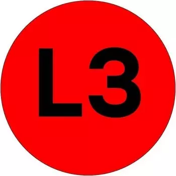 Наклейка EKF an-2-15-2 "L3" (d20) PROxima
