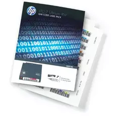 Наклейка HPE Ultrium7 15 Tb Q2014A bar code label pack (100 data + 10 cleaning) for C7977A (for libraries & autoloaders)