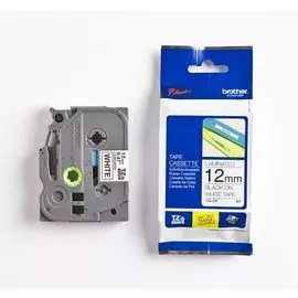 Наклейка ламинированная Brother TZE231 TZ-E231 (12 мм черн/бел)