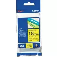 Наклейка ламинированная Brother TZE641 TZ-E641 (18 мм черн/желт)