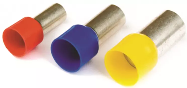 Наконечник-гильза с изолир.фланцем DKC 2ART509 14 мм, 10,00 кв.мм красный (НШВИ), "Quadro" (уп/100 шт)