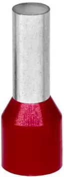 Наконечник-гильза с изолир.фланцем DKC IF35-18RD для жилы сечением 35кв.мм, длина контактной части 18мм, красный (НШВИ 35-18), (уп/50 шт) "Quadro"