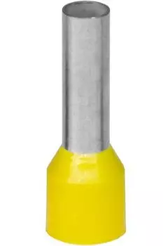 Наконечник-гильза с изолир.фланцем DKC IF150-32YW для жилы сечением 150кв.мм, длина контактной части 32мм, желтый (НШВИ 150-32), (уп/25 шт) "Quadro"