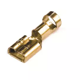 Наконечник плоский неизолир. (розетка) DKC 2B02L 1,5-2,5 кв.мм 6,3х0,8 мм (РП-М), "Quadro" (уп/100 шт)