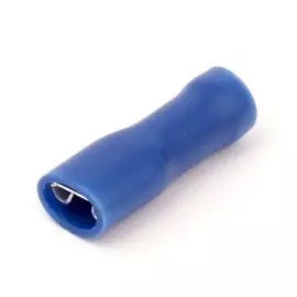 Наконечник плоский полностью изолир. (розетка) DKC 2B02TP 1,5-2,5 кв.мм 6,3х0,8 мм (РППИ-М), "Quadro" (уп100шт)