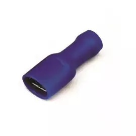 Наконечник плоский полностью изолир. (розетка) DKC 2B05TP 1,5-2,5 кв.мм 4,8х0,5 мм (РППИ-М), "Quadro" (уп/100 шт)