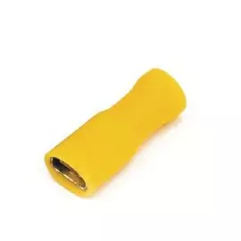 Наконечник плоский полностью изолир. (розетка) DKC 2C02TP 2,5-6 кв.мм 6,3х0,8 мм (РППИ-М), "Quadro" (уп/50 шт)