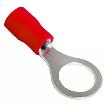 Наконечник Rexant 08-0012-10 кольцевой изолированный диам. 3.7 мм 0.5-1.5 мм2 (НКи 1.5-3.5) красный (10шт./уп.)