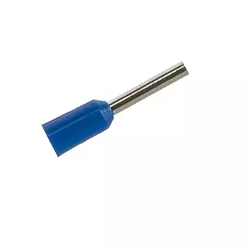 Наконечник Rexant 08-0812 штыревой втулочный изолированный F-8 мм 0.75 мм2 (НШВи 0.75-8) синий