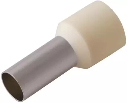Наконечник Rexant 08-0832 штыревой втулочный изолированный F-12 мм 16 мм2 (НШВи 16-12) слоновая кость