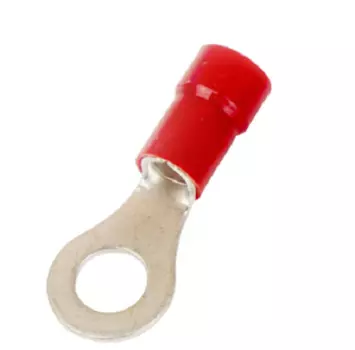 Наконечник с отверстием под винт DKC 2D6P-EE-PA ПА, легкий ввод жилы, 6-10 кв.мм М6 (д.6,4 мм) (НКИ), "Quadro" (уп/100 шт)