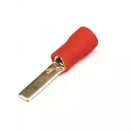 Наконечник с плоским штифтом с изолир.фланцем DKC 2A11CP 0,25-1,5 кв.мм 3х9 мм(НШПИ), "Quadro" (уп/100 шт)