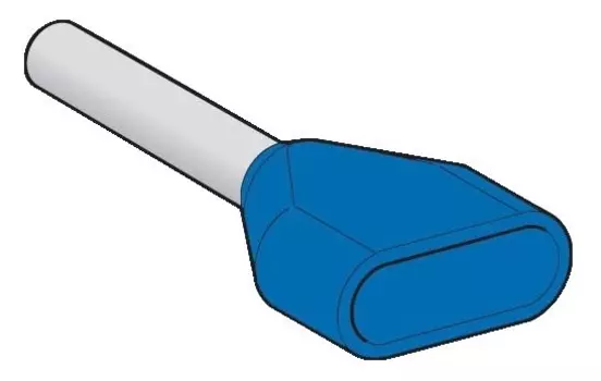 Наконечник Schneider Electric AZ5DE025D двойной 2x2.5мм