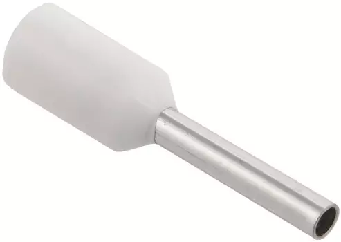 Наконечник штыревой IEK UTE10-D2-1-100 НШВИ(2) 0,75-10 белый (100шт/упак)