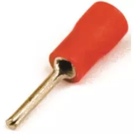 Наконечник со штифтом круглого сечения с изолир.фланцем DKC 2A1P 0,25-1,5 кв.мм1,7х11,5 мм (НШКИ), "Quadro" (уп/100 шт)