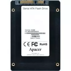 Накопитель SSD 2.5'' Apacer AP512GPPSS25-R PPSS25 512GB SATA 6Gb/s 3D TLC 550/490MB/s IOPS 76K/68K MTBF 2M RTL
