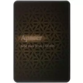 Накопитель SSD 2.5'' Apacer AP120GAS340XC-1 AS340X 120GB SATA 6Gb/s 3D NAND TLC 550/500MB/s IOPS 38K/75K MTBF 1,5M 7mm Retail