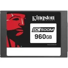 Накопитель SSD 2.5'' Kingston SEDC500M/960G DC500M 960GB 3D TLC SATA3 555/520MB/s 98K/70K IOPS MTBF 2M 7mm 1.3 DWPD