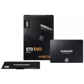 Накопитель SSD 2.5'' Samsung MZ-77E250B/EU 870 EVO 500GB SATA 6Gb/s V-NAND 3bit MLC 560/530MB/s IOPS 98K/88K MTBF 1.5M