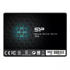 Накопитель SSD 2.5'' Silicon Power SP960GBSS3S55S25 Slim S55 960GB SATA3 550/440MB/s MTBF 1.5M 7mm