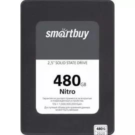 Накопитель SSD 2.5'' SmartBuy SBSSD-480GQ-MX902-25S3 Nitro 480GB SATA 6Gb/s QLC 560/500MB/s MTBF 1.5M 7mm