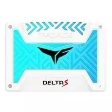 Накопитель SSD 2.5'' Team Group T253TR500G3C412 DELTA S RGB 500GB SATA 6Gb/s TLC 560/510MB/s IOPS 90K/80K MTBF 1M white