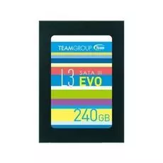 Накопитель SSD 2.5'' Team Group T253LE240GTC101 L3 EVO 240GB SATA 6Gb/s TLC 530/470MB/s IOPS 80K/35K MTBF 1M