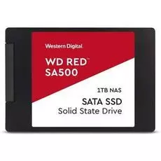 Накопитель SSD 2.5'' Western Digital WDS100T1R0A WD Red SA500 1TB SATA 6Gb/s TLC 560/530MB/s IOPS 95K/85K MTTF 2M