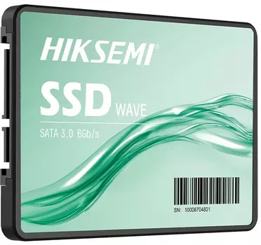 Накопитель SSD 2.5'' HIKVISION HS-SSD-WAVE(S) 1024G HIKSEMI 1TB SATA 6G 3D NAND 550/470MB/s IOPS 75K/75K TBW 340 MTBF 1.5M