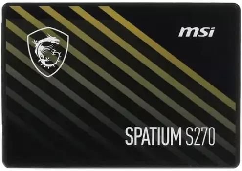 Накопитель SSD 2.5'' MSI SPATIUM S270 240GB SATA 6Gb/s 500/400MB/s IOPS 50K/80K MTBF 2M 110 TBW