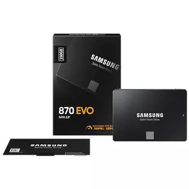 Накопитель SSD 2.5'' Samsung MZ-77E250B/EU 870 EVO 500GB SATA 6Gb/s V-NAND 3bit MLC 560/530MB/s IOPS 98K/88K MTBF 1.5M
