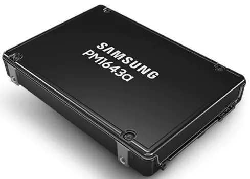 Накопитель SSD 2.5'' Samsung MZILT3T2HBLS-00007 PM1643a 3.2TB SAS 12Gb/s 2100/2000MB/s IOPS 450K/90K MTBF 2M 3DWPD OEM